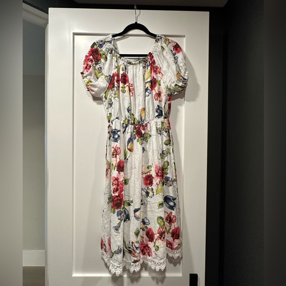 FINAL SALE! Linen Dress Elena Baldy , made in Italy - Picture 2 of 5